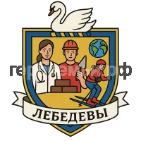 Герб семьи Лебедевы