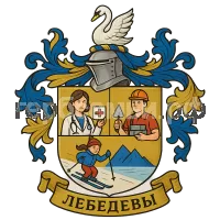 Герб семьи Лебедевы