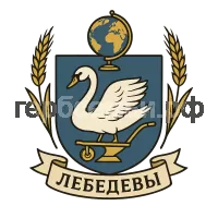 Герб семьи Лебедевы
