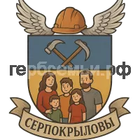 Герб семьи Серпокрыловы