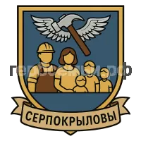Герб семьи Серпокрыловы