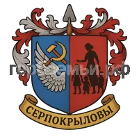 Герб семьи Серпокрыловы