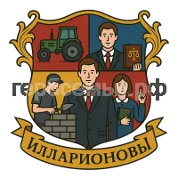 Герб семьи Илларионовы