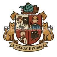 Герб семьи Тихомировы