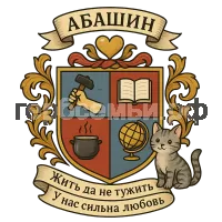 Герб семьи Абашин