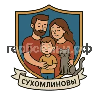 Герб семьи Сухомлиновы