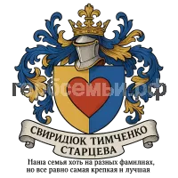 Герб семьи Свиридюк ТИМЧЕНКО Старцева