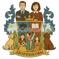 Герб семьи Дворниковы