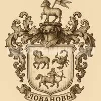 Герб семьи Лобановы