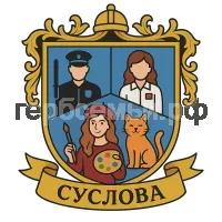 Герб семьи Суслова