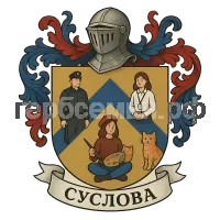 Герб семьи Суслова