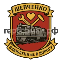 Герб семьи Шевченко влюбленные в дорогу