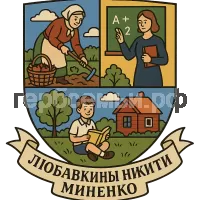 Герб семьи Любавкины Никитич Миненко