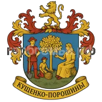 Герб семьи Кущенко-Порошины