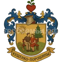 Герб семьи Кущенко-Порошины