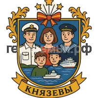 Герб семьи Князевы