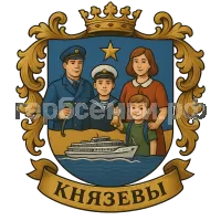 Герб семьи Князевы