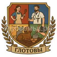 Герб семьи Глотовы