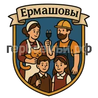 Герб семьи Ермашовы