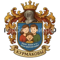 Герб семьи Курмаковы