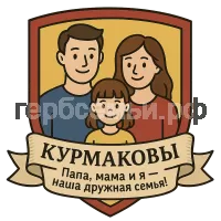 Герб семьи Курмаковы