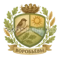 Герб семьи Воробьёвы