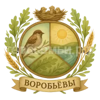 Герб семьи Воробьёвы