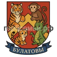 Герб семьи Булатовы