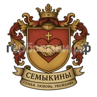 Герб семьи Семыкины