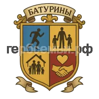 Герб семьи Батурины