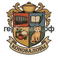 Герб семьи Коновалова