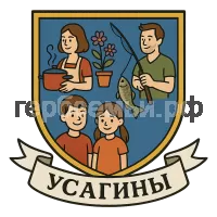 Герб семьи Усагины