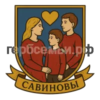 Герб семьи Савиновы
