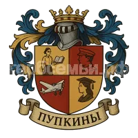 Герб семьи Пупкины