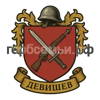 Герб семьи девишев