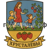 Герб семьи Хрусталевы