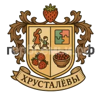 Герб семьи Хрусталевы