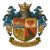 Герб семьи Сороколетов