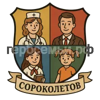 Герб семьи Сороколетов