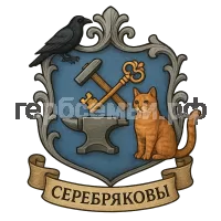Герб семьи Серебряковы