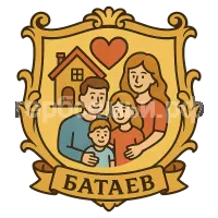 Герб семьи Батаев