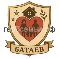 Герб семьи Батаев