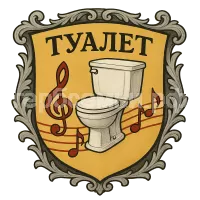 Герб семьи туалет