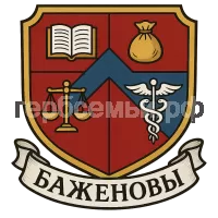 Герб семьи Баженовы