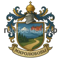 Герб семьи Миролюбовы