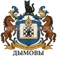 Герб семьи Dum spiro, amo atque credo