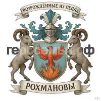 Герб семьи Рохмановы