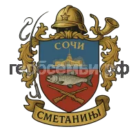 Герб семьи Сметанины