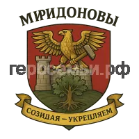 Герб семьи Миридонов