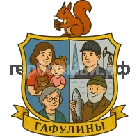 Герб семьи Гафулины